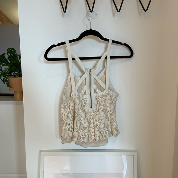 Cropped Free People lace tank - Picture 3 of 5